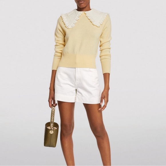 Sandro wool sweater with removable collar - Picture 4 of 8